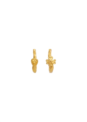 Loretta earring Forgyldt Maanesten